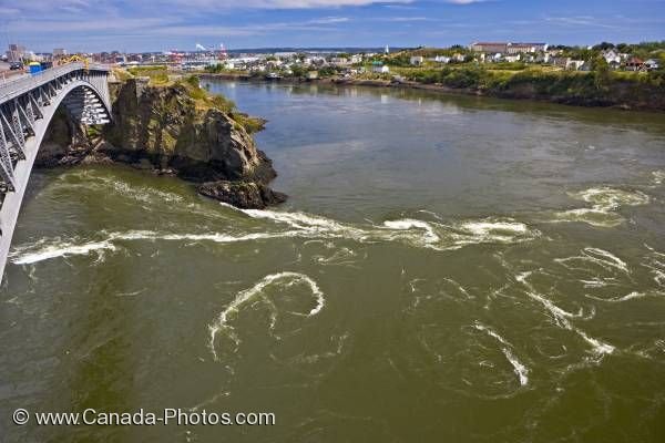 Photo: Reversing Falls Saint John River New Brunswick