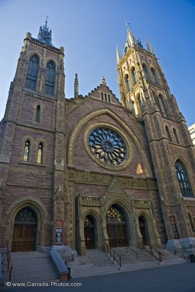 Photo: St James United Church Facade Centre Ville Montreal