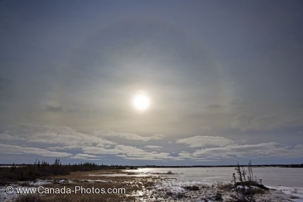 Photo: Sun Halo Churchill Manitoba